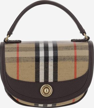 Burberry Brown Check Mini Shoulder Bag