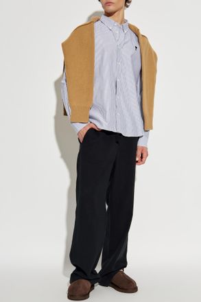 Ami Shirt With Logo, Mens, Light Blue