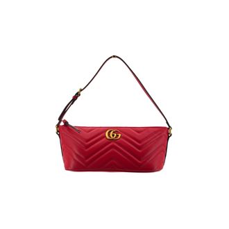 Gucci Gucci leren schoudertas GG Marmont