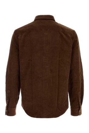Ami Cotton Corduroy Shirt - Brown