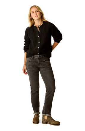 Carve Designs Daphne Wool Cardigan in Black at Nordstrom, Size Xx-Small