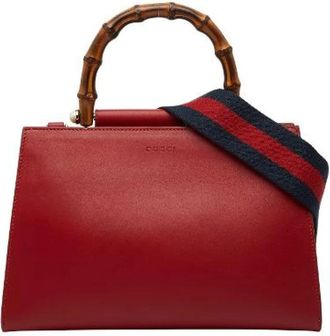 Gucci Pre-owned Handbags, female, Red, Size: ONE SIZE Pre-owned Vintage Handbag