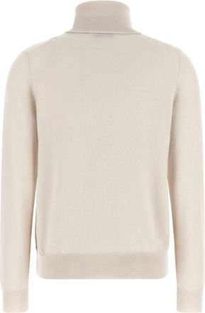 Ballantyne Diamond Intarsia Cashmere Sweater - Beige