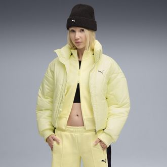 Puma Piumino lungo DARE TO da donna, Abbigliamento, Giallo, XXS