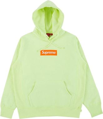 SUPREME Box Logo Hooded Sweatshirt Pale Lime (FW17) SP-FW17SW02-PL