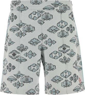 Casablanca Geborduurde Stretch Jacquard Bermuda Shorts - Heren - Korte Broeken - Veelkleurig - L - Katoen - Korte Broeken