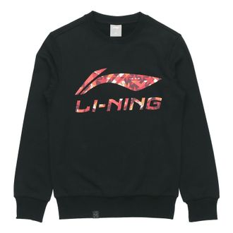 Li-Ning Big Logo Sweatshirt Black Multi AWDR607-2