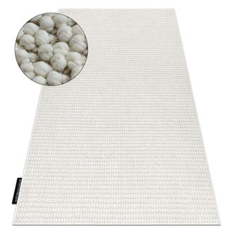 RugsX RugsX Casablanca Loop Rug in White | Size: 250 cm x 350 cm