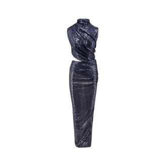 Amazu&igrave;n Vestido Leo de Tul El&aacute;stico - Dresses - Mujer - Azul - ONE SIZE