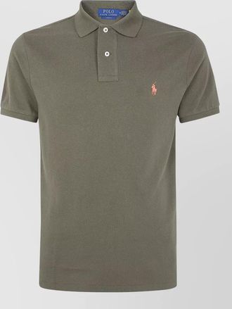 Polo Ralph Lauren knit polo shirt featuring short sleeves