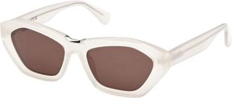Max Mara Kate Zonnebrillen - Dames - Zonnebrillen - Bruin - 54 MM - Accessoires