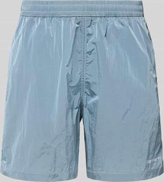 Carhartt Work in Progress Badehose mit elastischem Bund Modell CANBY in Hellblau, Gr&ouml;&szlig;e XS