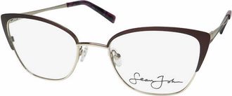Sean John Womens Cat Eye Eyeglasses In Maroon