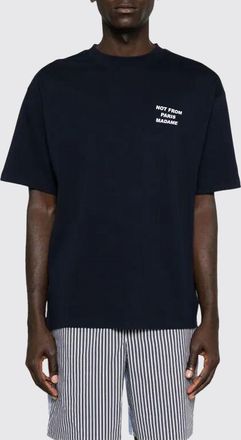 Dr&ocirc;le de Monsieur Dr&ocirc;le de Monsieur T-shirt girocollo in cotone con stampa logo e slogan