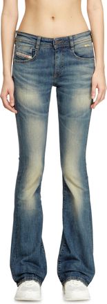 Diesel Bootcut Jeans Low Waist 1969 D-Ebbey - Jeans - Woman - Blue