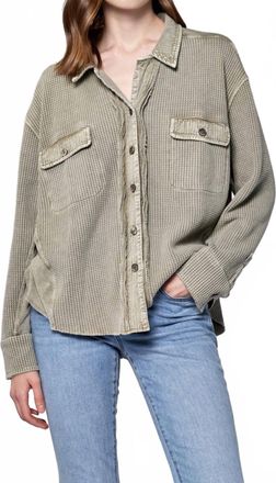 Dear John Denim Foster Button Down In Beige