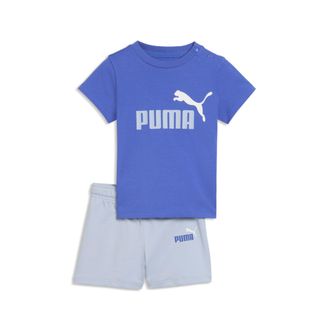 Puma Completo T-shirt e shorts Minicats Essentials per bimbi ai primi passi, Abbigliamento, Blu, 12-18M