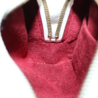 Louis Vuitton Pre-owned Clutches, female, White, Size: ONE SIZE Pre-owned Canvas Pouch