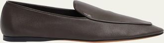 The Row Awar Leather Easy Loafers