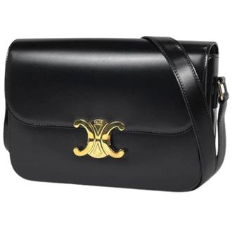 Celine Pre-owned Vintage Shoulder Bag - Dames - Pre-owned - Zwart - Maat: ONE Size Leer