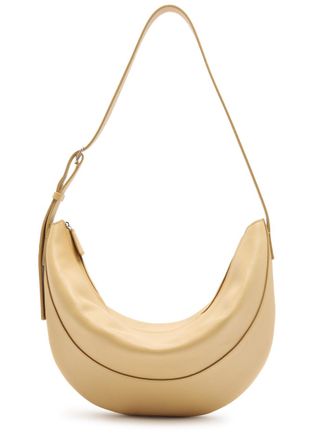 The Row The Row Jouve Grained Leather Shoulder bag - Cream - One Size