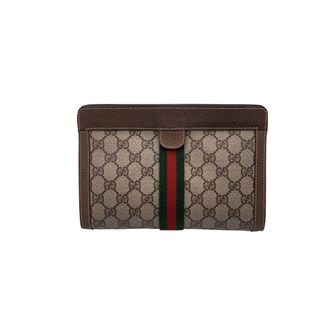 Gucci Gucci Vintage stoffen clutch Ophidia