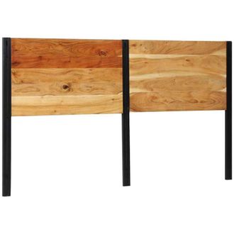 vidaXL vidaXL Testiera 180 cm in Legno Massello di Acacia e Ferro