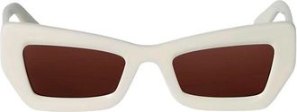 Off-white OERI137AURORA0164 Square Full-Rim Sunglasses - White