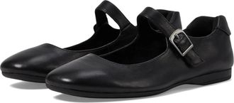 COMFORTIVA Womens Comfortiva Kaylee CT0056501 Mary Janes Black Leather Shoes GAL1471