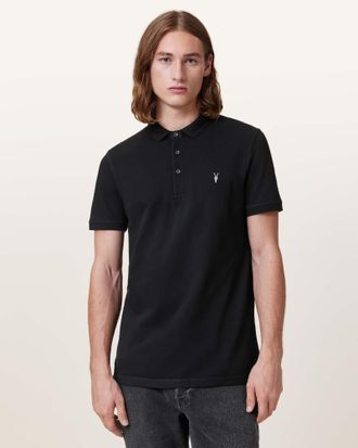 AllSaints Reform Short Sleeve Polo Shirt