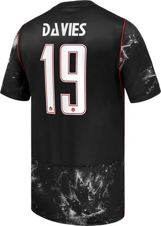 Nike Alphonso Davies Canada Soccer 2026 Stadium Away Nike Mens Dri-FIT Soccer Jersey in Black | NN203944792-CAN