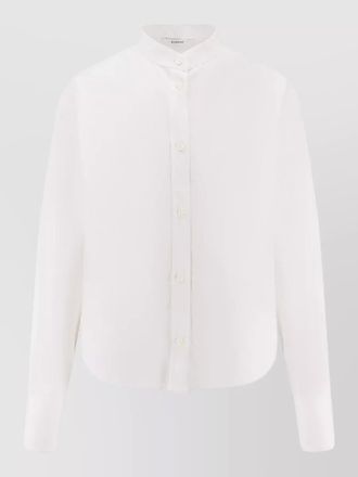 Givenchy asymmetric open back cotton shirt