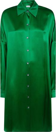 Dries Van Noten Dasia Long Classic Shirt Mini Dress