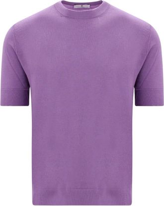 Pantaloni Torino T-Shirts - Heren - T-shirts - Paars - M - Katoen - Tops