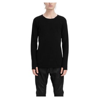 Isaac Sellam Experience Truien & Vesten, Heren, Zwart, XL, Cashmere Raglan Pullover