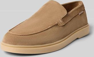 Poelman Loafer aus echtem Leder Modell LIAM in Taupe, Gr&ouml;&szlig;e 40