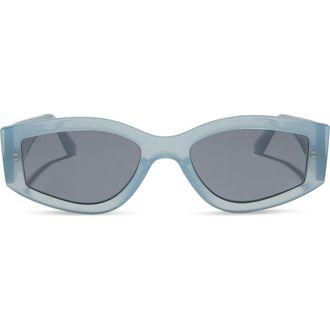 DIFF Eyewear 55mm Kai Slim Sunglasses in Crystal Blue at Nordstrom Rack