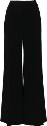 Ermanno Scervino wide-leg tailored trousers - women - Viscose - 42 - Black