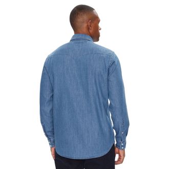 Tommy Hilfiger Lightweight Denim Shirt - Blue