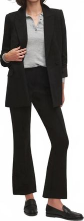 Favorite Daughter Alissa Flare Cropped Pants In Black
