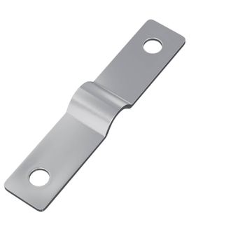vidaXL Placa De Impacto 12 Pcs Plateado 50 X 10 X 1,2 Mm Hierro Vidaxl