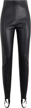 Philosophy di Lorenzo Serafini Kunstleren Leggings - Dames - Leggings - Zwart - L - Leer - Broeken