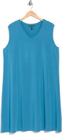 Eileen Fisher V-Neck Shift Dress in Cascade at Nordstrom Rack, Size 3X