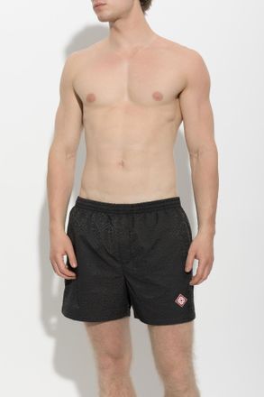 Casablanca Swim Shorts, Mens, Black