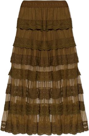 AllSaints Donna, Gonne, Verde, XS, new
