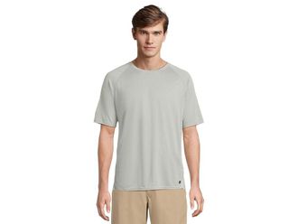 Prana Natural Flow SS Crew Mens T Shirt Lunar : LG, Polyester