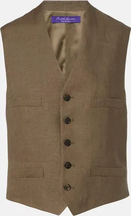 Ralph Lauren Collection Jaiden linen vest