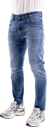 Don the Fuller Yaren Jeans - Heren - Slim Fit Jeans - Blauw - W34 - Katoen - Jeans