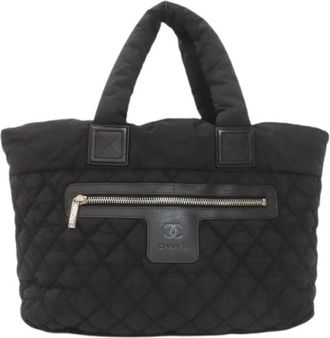 Chanel Pre-owned Tote Bags, female, Black, Size: ONE SIZE Pre-owned Vintage Tote Bag
