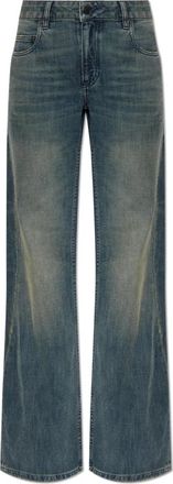 Balenciaga Logo Jeans - Dames - Regular Fit Jeans - Blauw - W26 - Katoen - Jeans